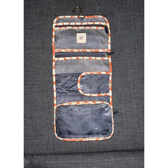 Orla Kiely Bags Orla Kiely Orange Floral Hanging Travel Toiletry